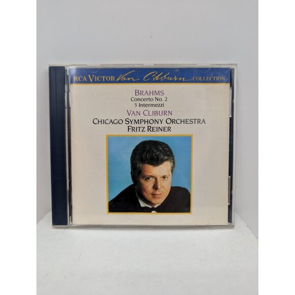 Brahms Concerto No. 2 5 Intermezzi Van Cliburn Fritz Reiner Conductor CD - Picture 1 of 6